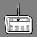 Zipper Clip & Folded Newspaper (Horizontal) Tag